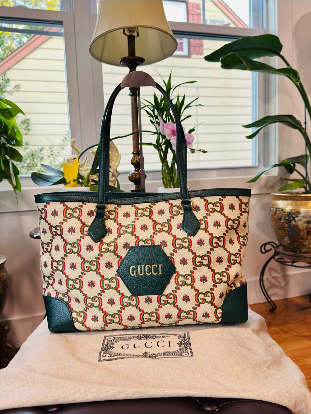 Gucci 100 Ophidia Shopping Tote Limited Edition Canvas Medium - Picture 13 of 16